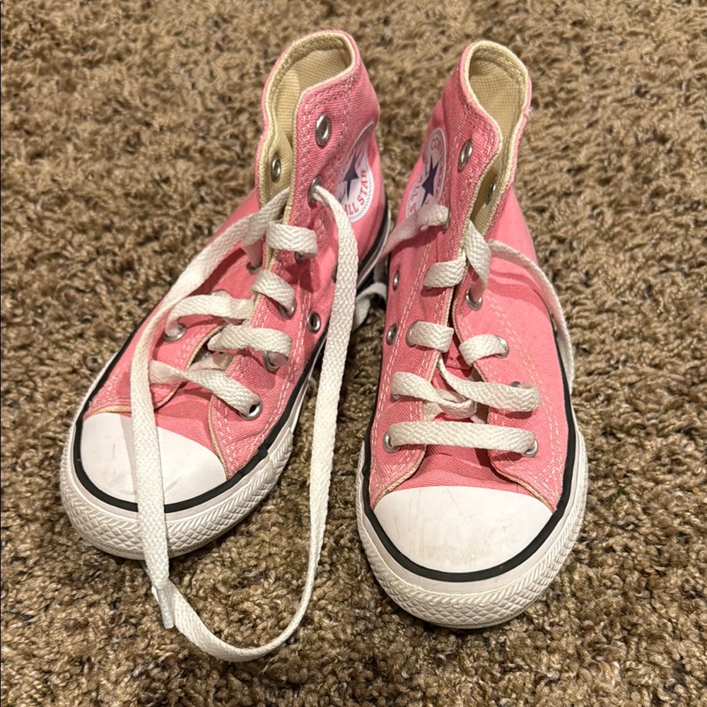 Converse Pink Canvas Sneakers Classic Low-Top Style